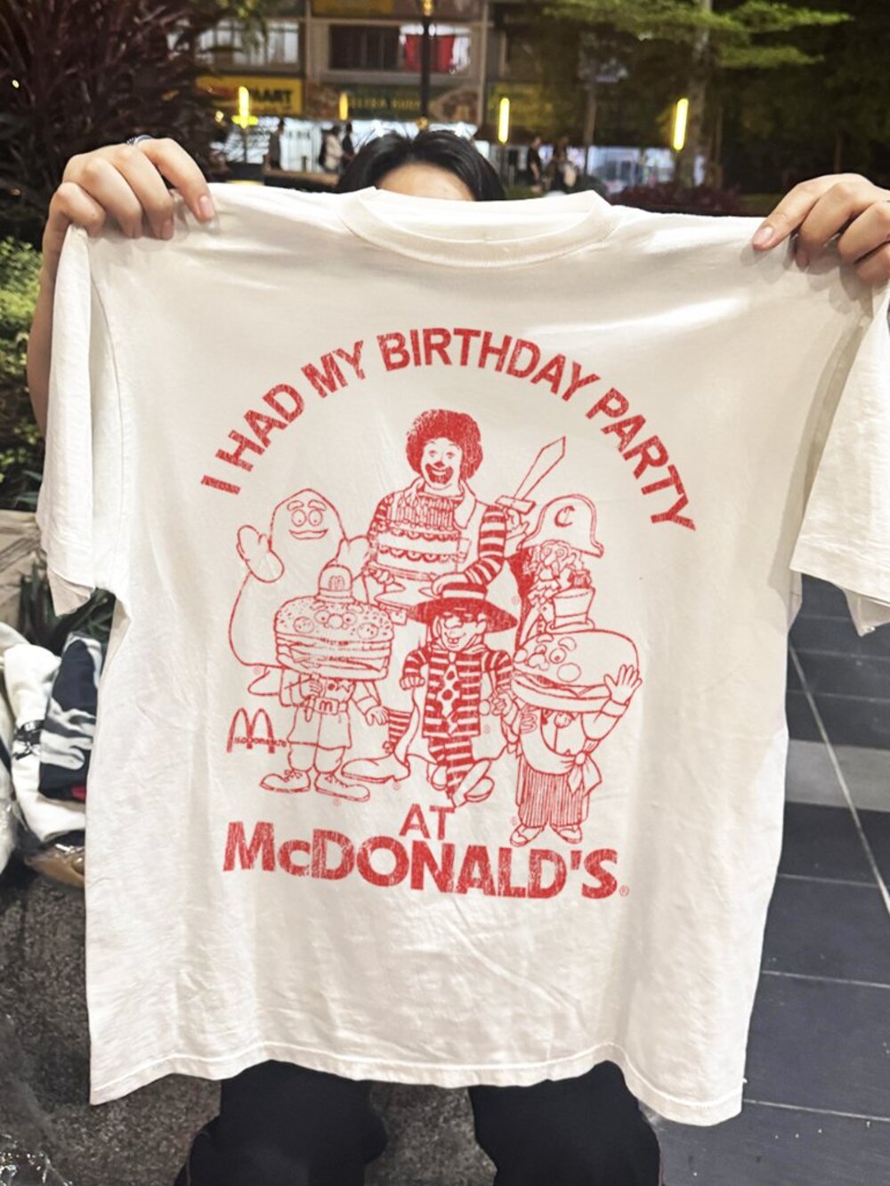 90s I Had My Birthday Party At Mcdonalds Rare  White T-Shirt